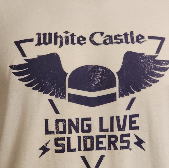 Unisex White Castle T-shirt Size XL - Picture 4 of 4
